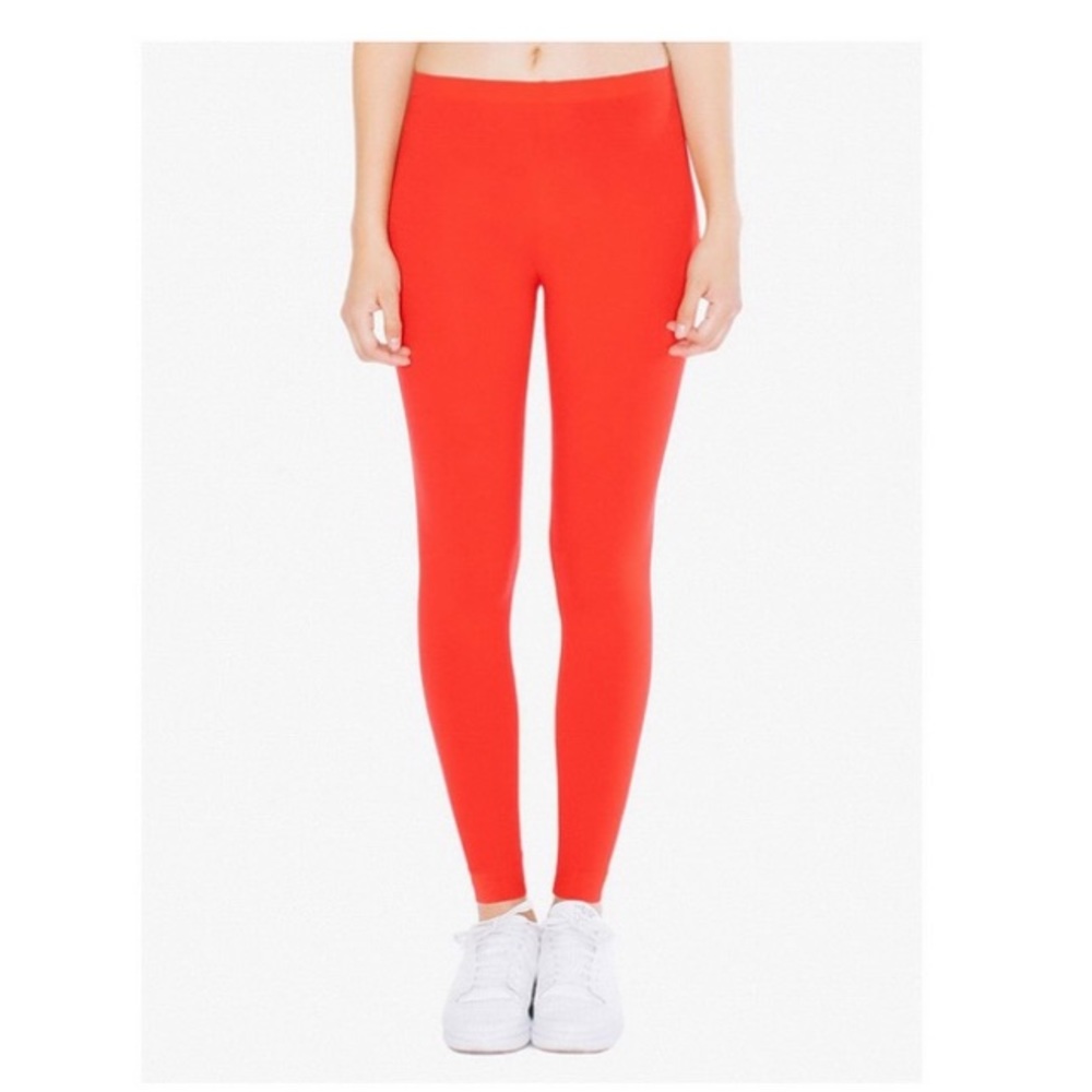 Orange American Apparel Cotton Leggings. S🍊🍑🧡